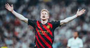 Real Madrid is destroyed by a De Bruyne rocket, inspiring Manchester City's confidence